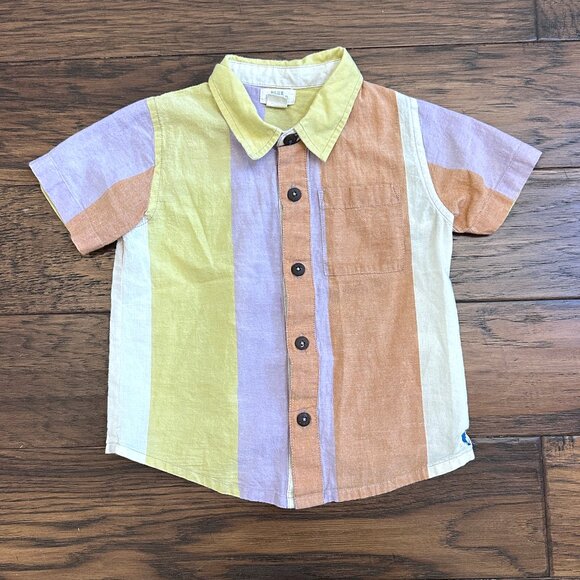 Blue Rooster EUC Boys' Jack Shirt in Desert Stripe - Picture 1 of 3